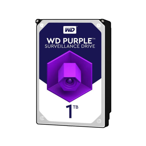 خرید هارد دیسک اینترنال وسترن دیجیتال بنفش ظرفیت 1 ترابایت مدل Purple WD10PURZ