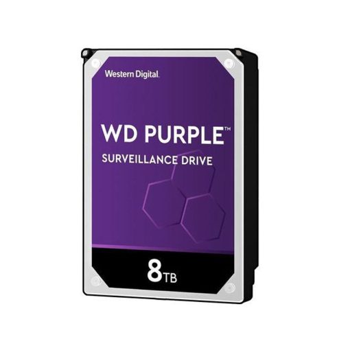 قیمت و خرید هارد دیسک اینترنال وسترن دیجیتال بنفش ظرفیت 8 ترابایت مدل Purple WD84PURZ